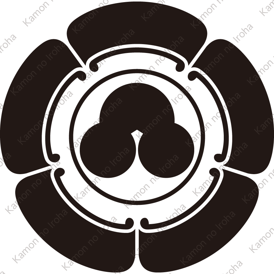 五瓜に糸輪に洲浜紋