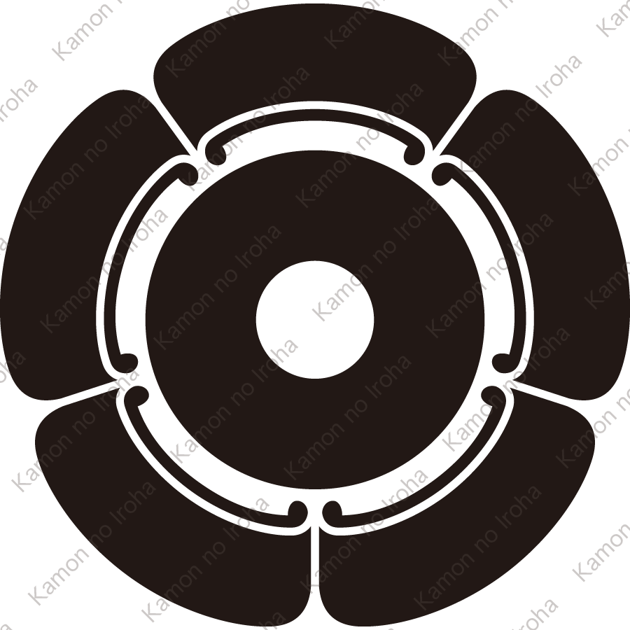 五瓜に蛇の目紋