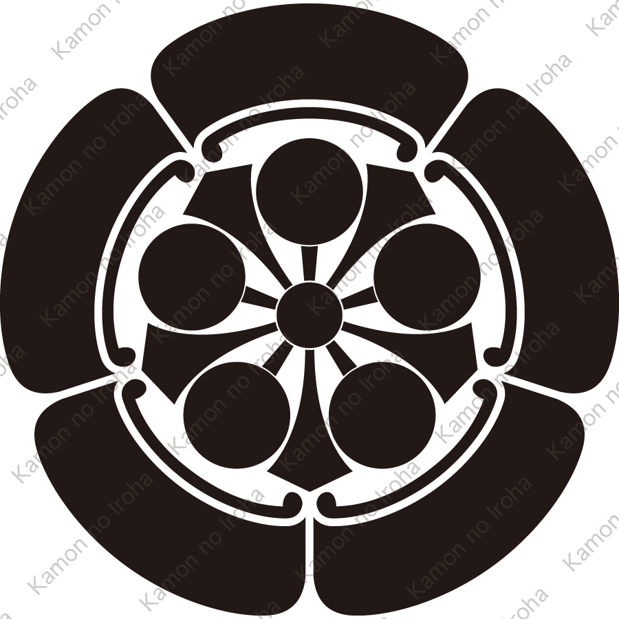 五瓜に剣梅鉢紋