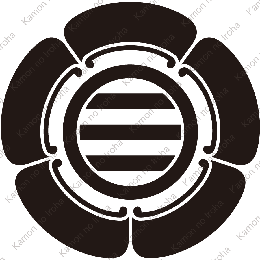 五瓜に丸に三つ引き紋