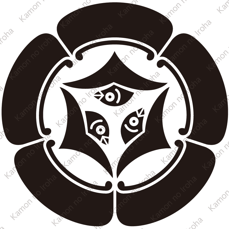 五瓜に三つ雁金紋