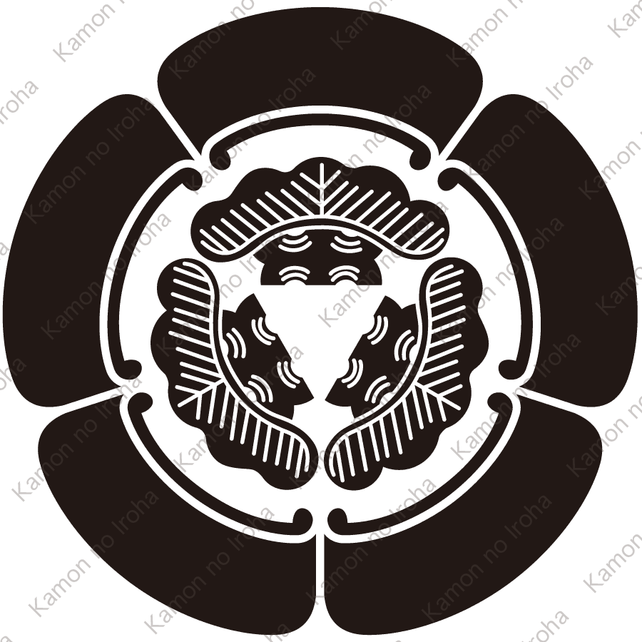 五瓜に三つ松紋