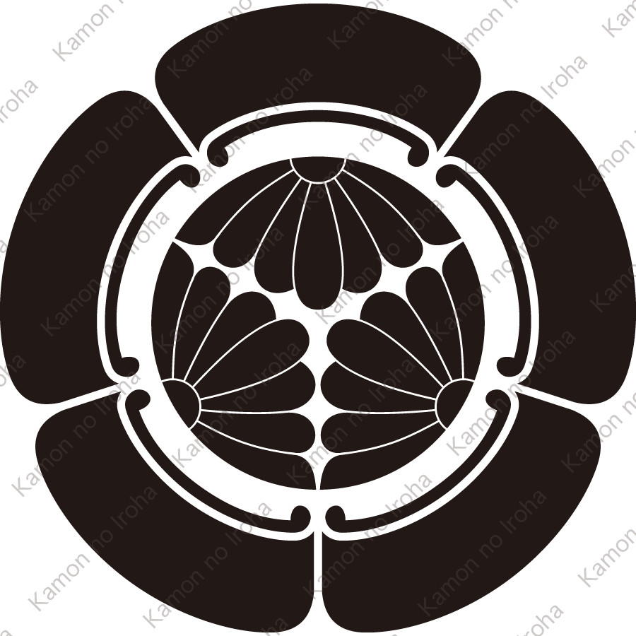 五瓜に三つ割り菊紋
