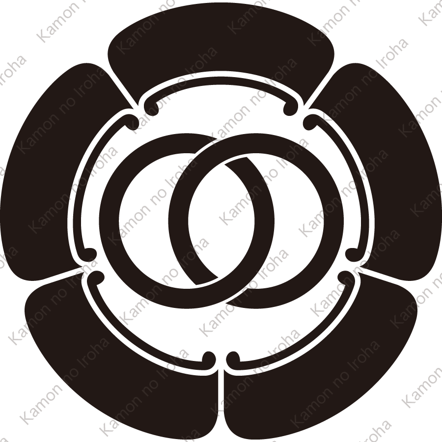 五瓜に輪違い紋