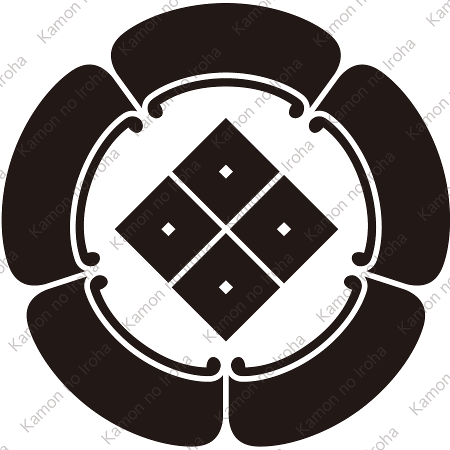 五瓜に四つ目紋