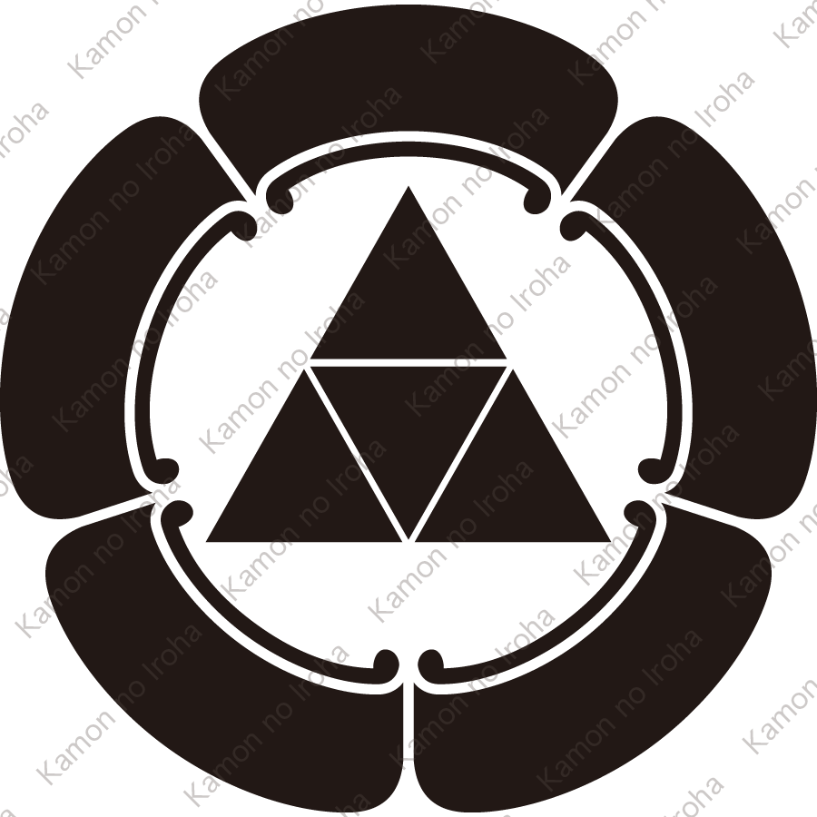 五瓜に四つ鱗紋