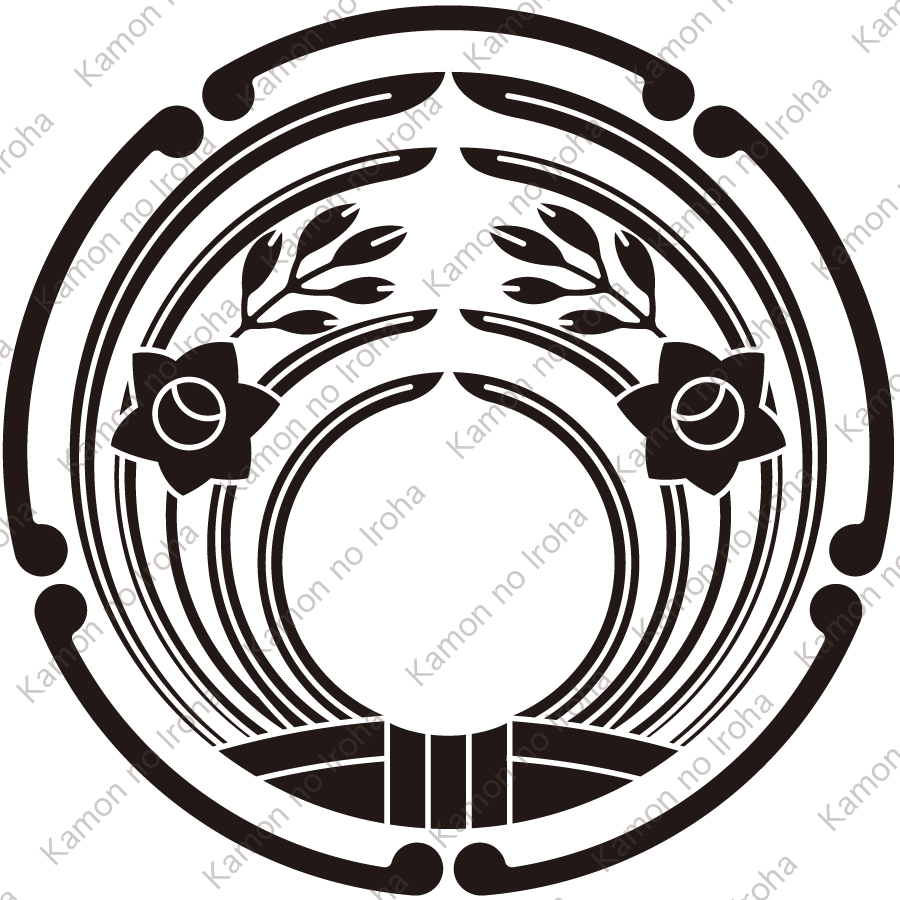 五鐶束ね水仙紋