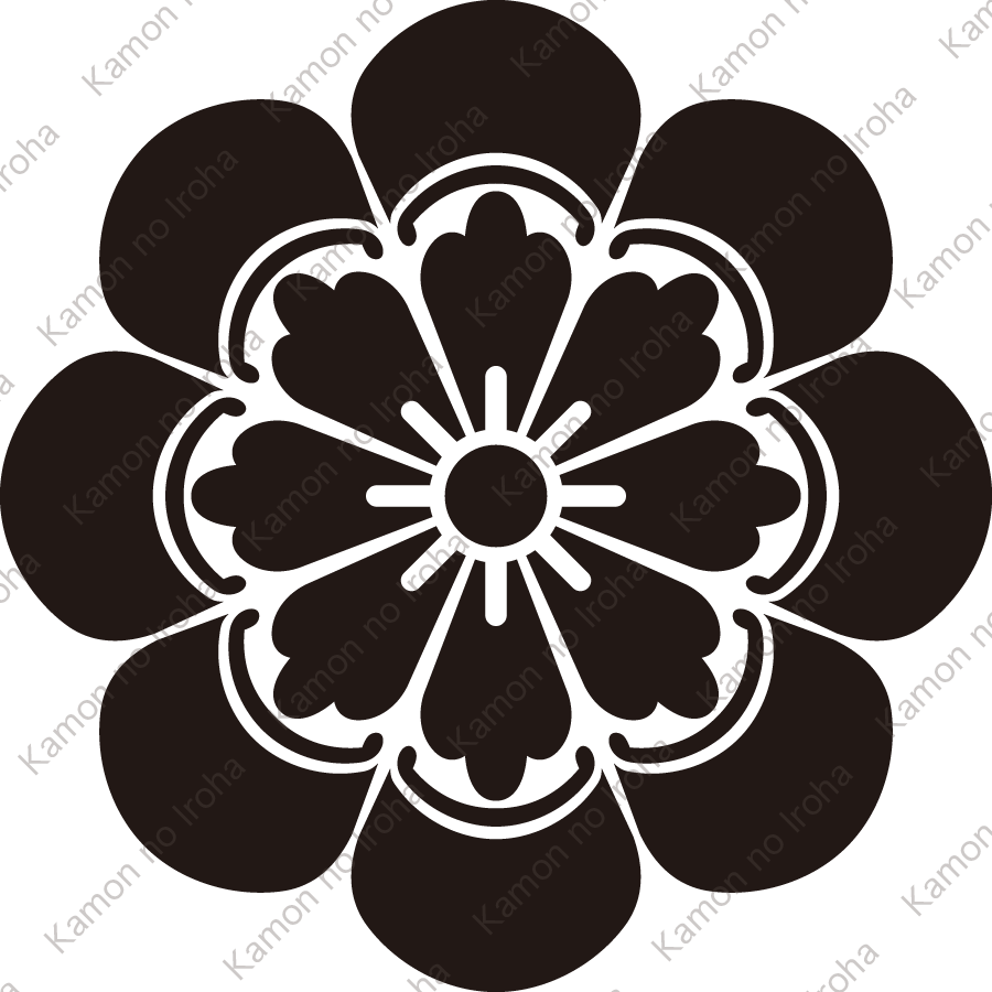 八瓜に八つ唐花紋