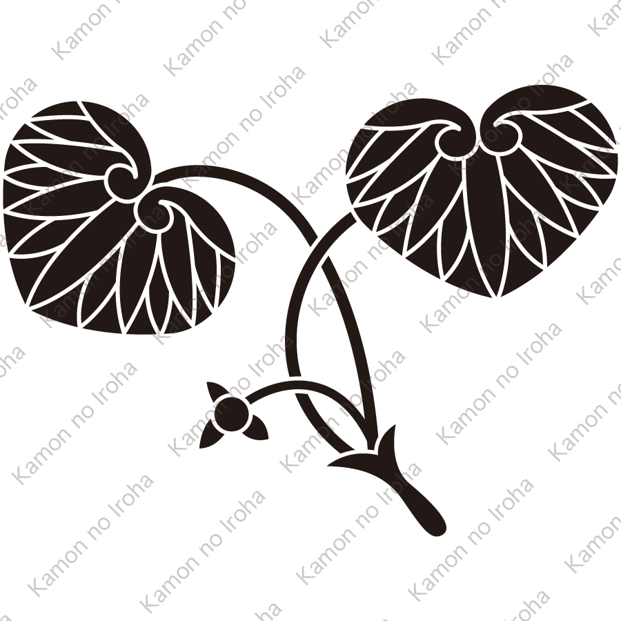 花付き二葉葵紋