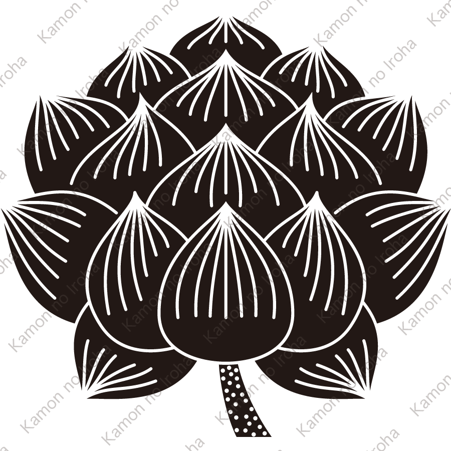 蓮の花紋