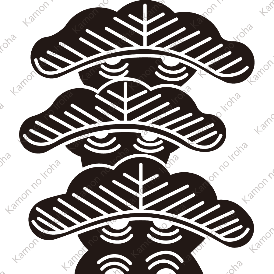 左三階松紋