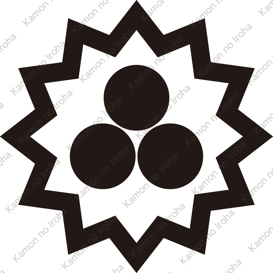 柊輪に三つ星紋