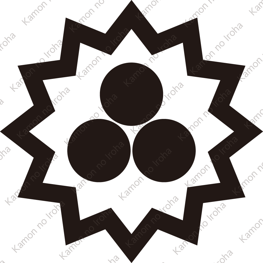 柊輪に三つ星紋