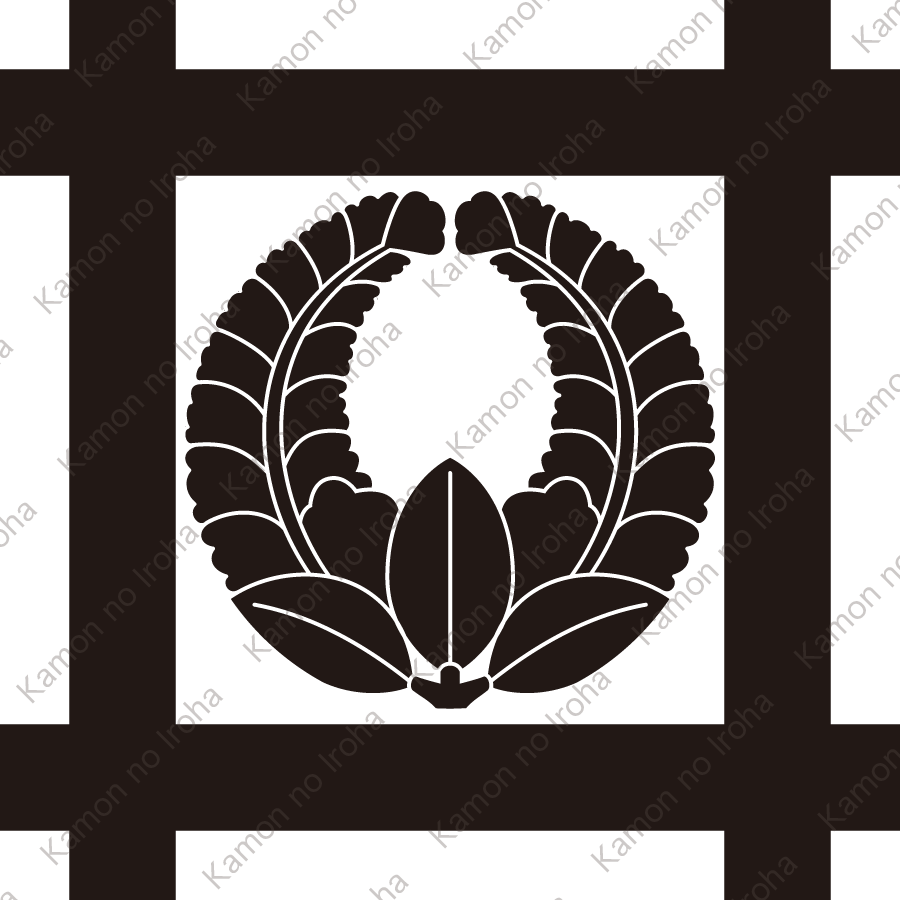 平井筒に上り藤紋