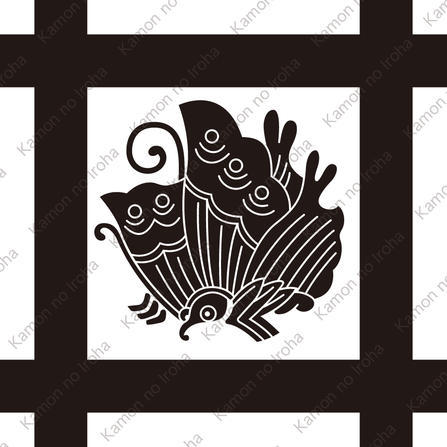 平井筒に揚羽蝶紋