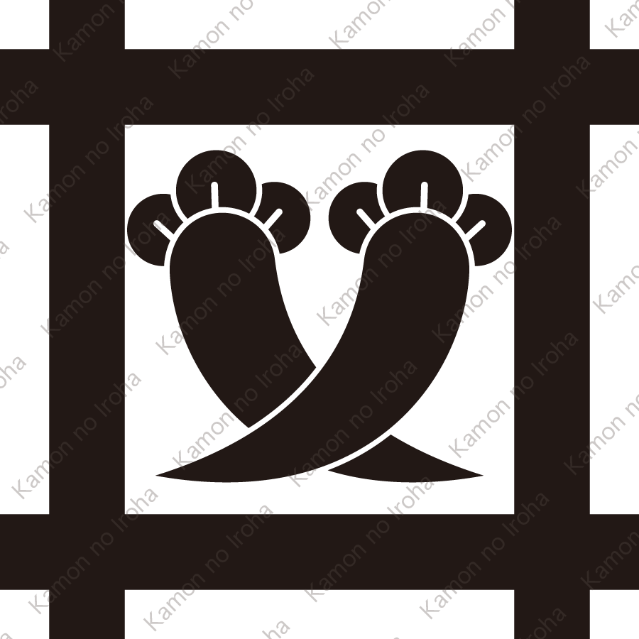 平井筒に違い丁子紋