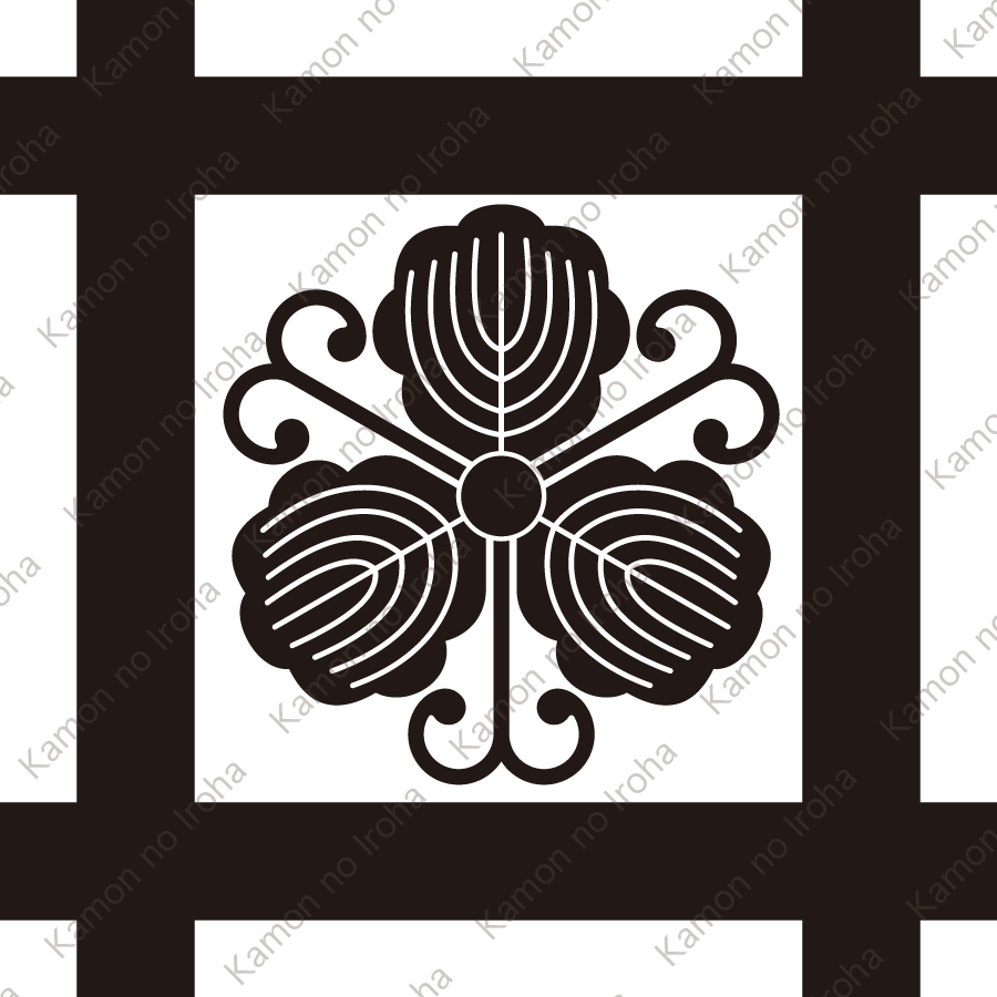 平井筒に蔓柏紋