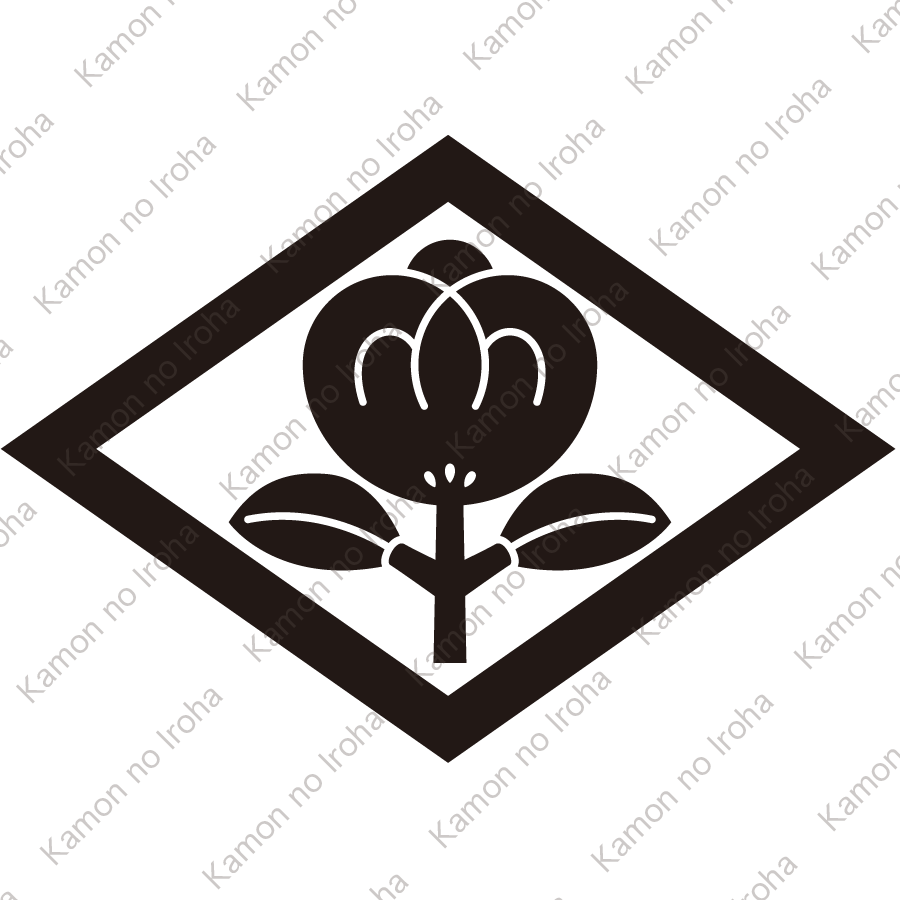 菱に一つ茶の実紋