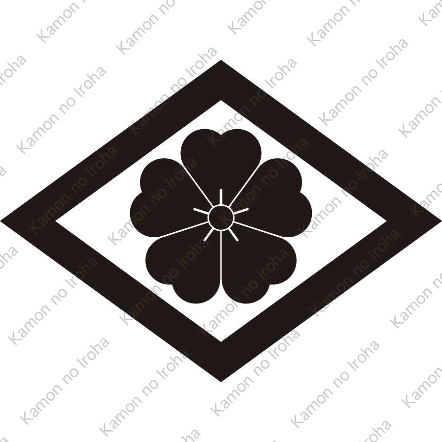菱に桜紋