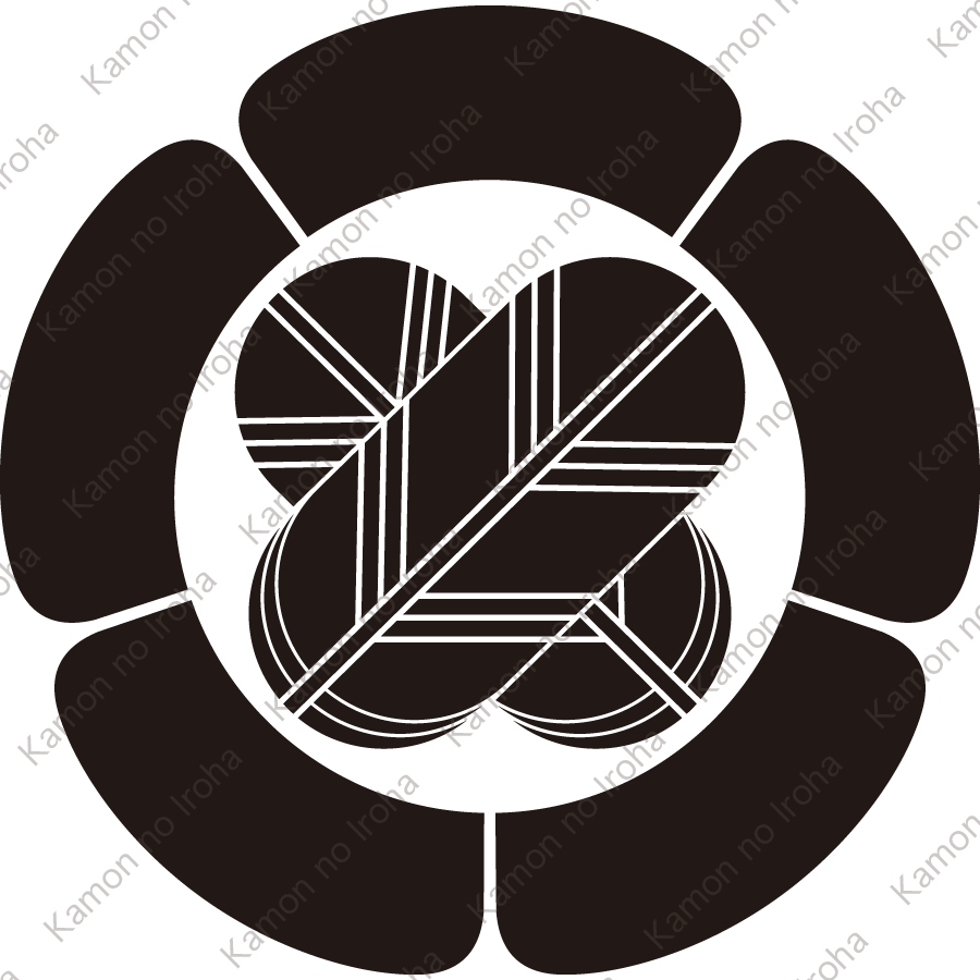 一重五瓜に違い鷹の羽紋