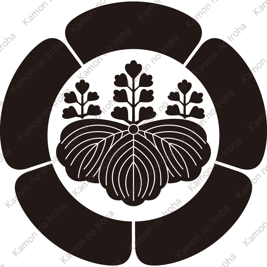 一重五瓜に五七桐紋