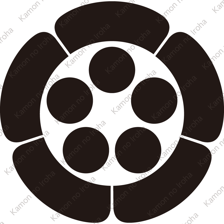 一重五瓜に五つ星紋