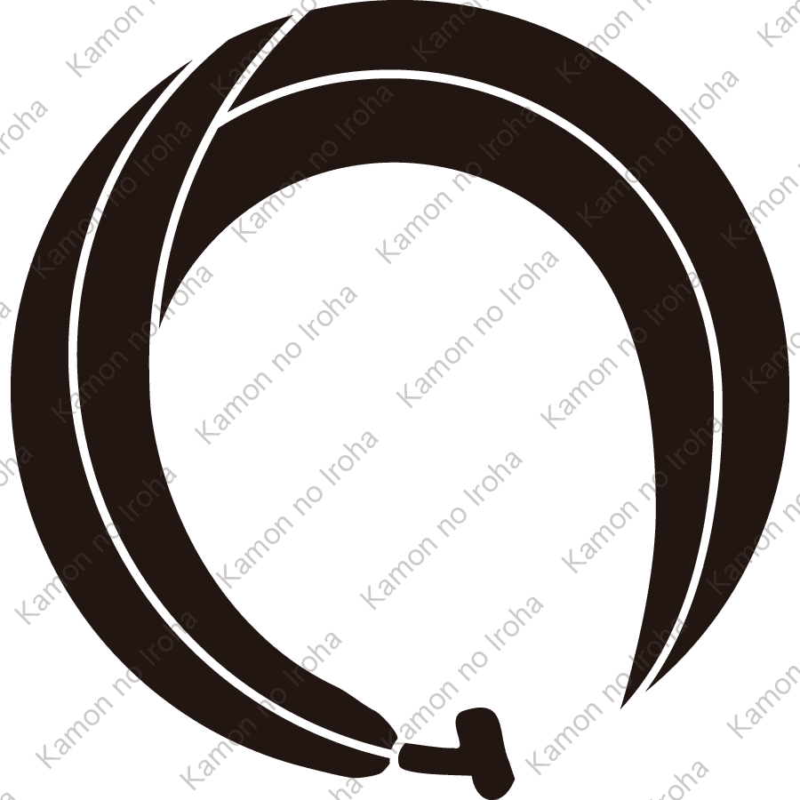 一つ梛の葉丸紋