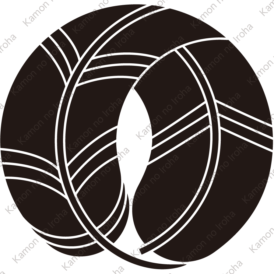 一つ折れ鷹の羽の丸紋