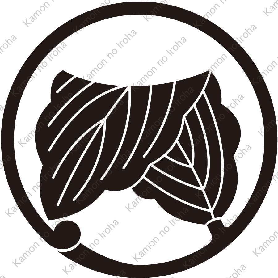 一つ蔓折れ柏紋