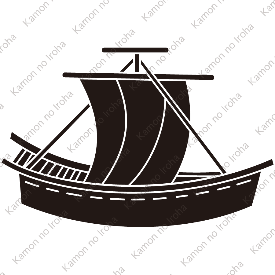 帆掛け船紋