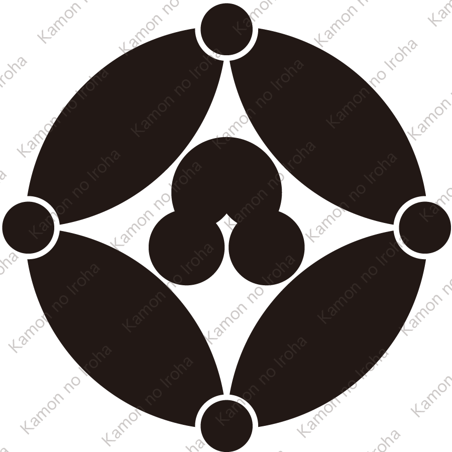 星付き七宝に洲浜紋