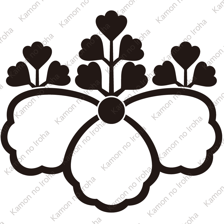 細中陰五三桐紋