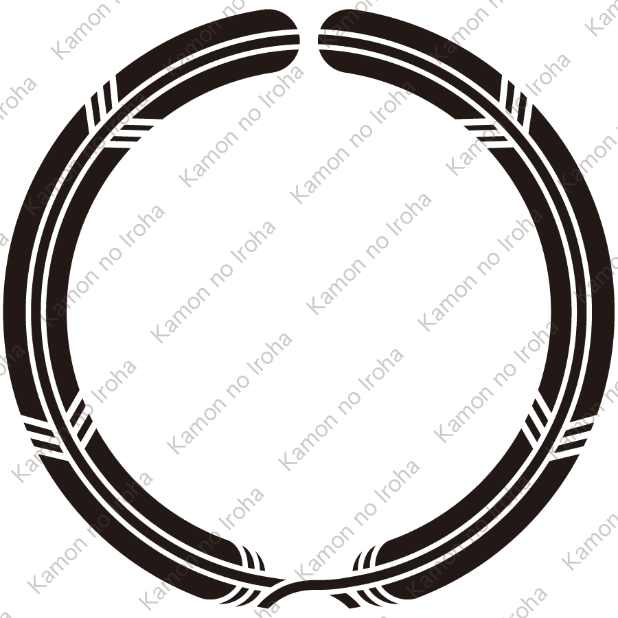細抱き鷹の羽紋