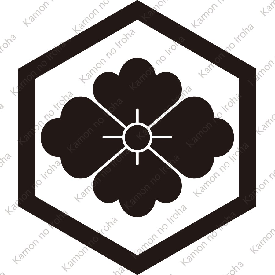 細六角に花菱紋