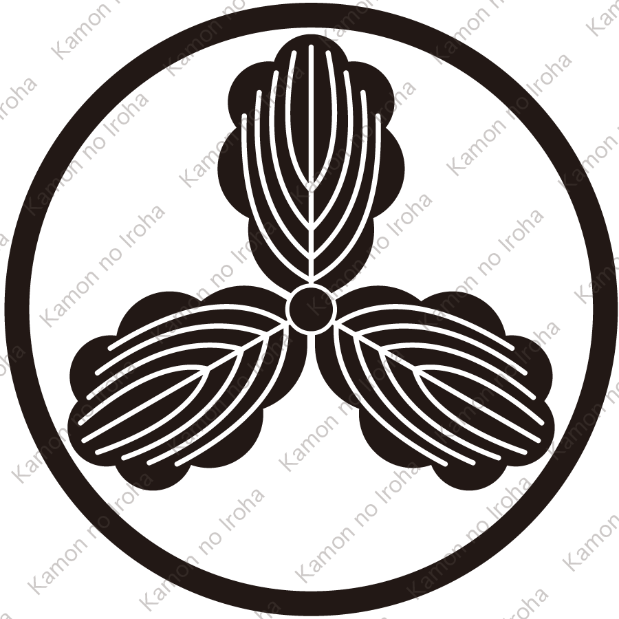 細輪に中柏紋
