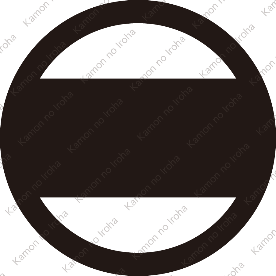 細輪に太一つ引き紋