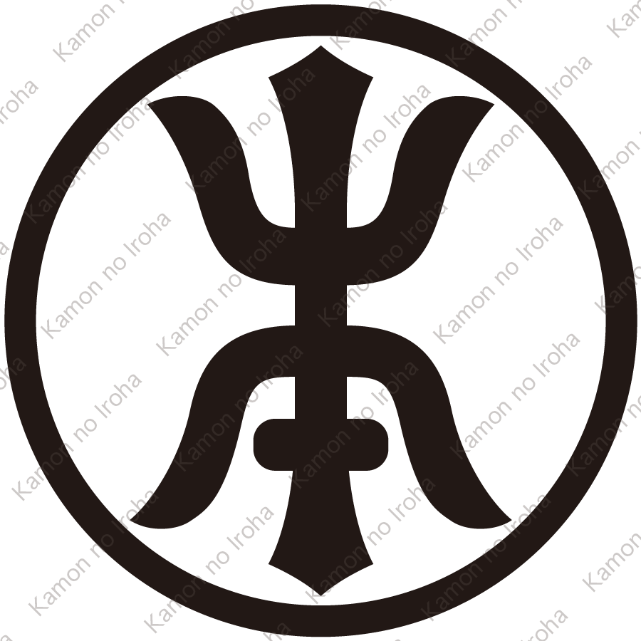 細輪に本の字紋