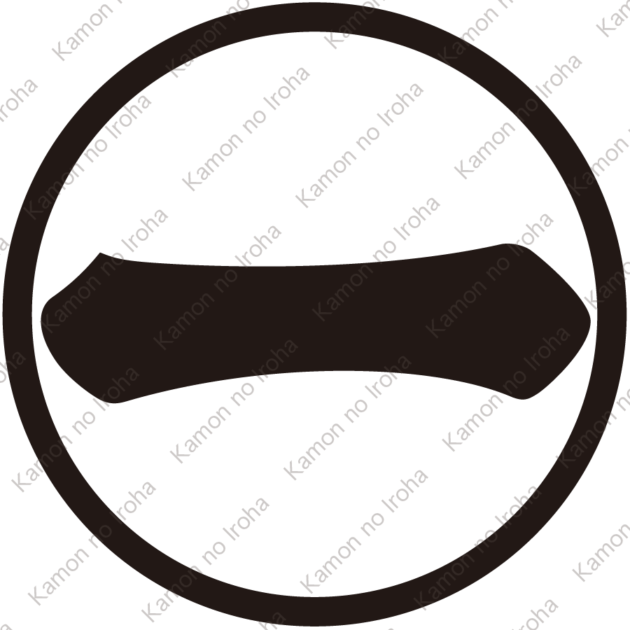 糸輪に一文字紋