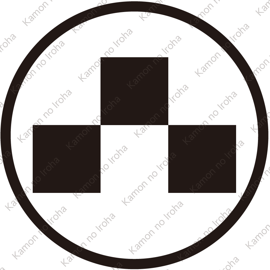 細輪に三つ石紋