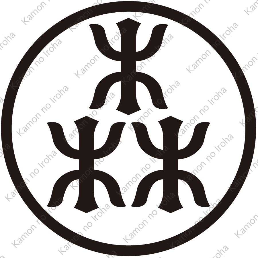 細輪に森の字紋