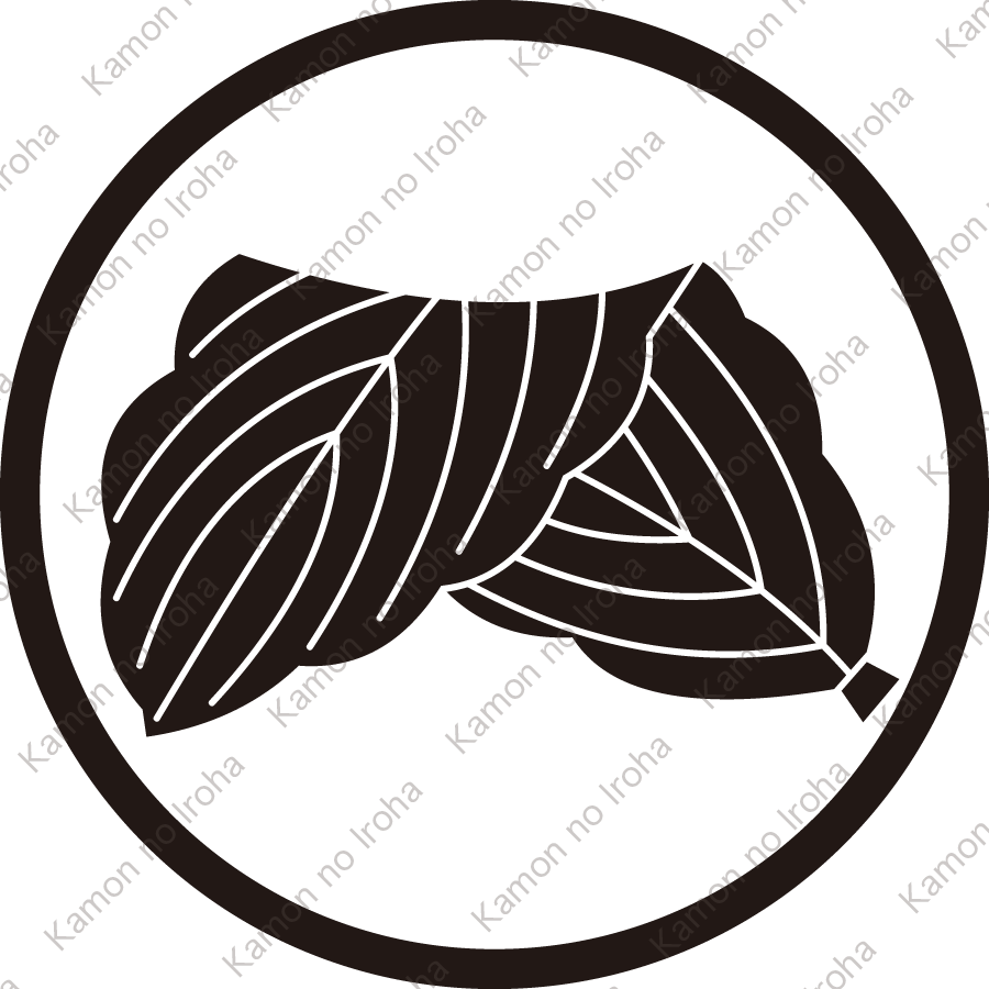 細輪に折れ柏紋