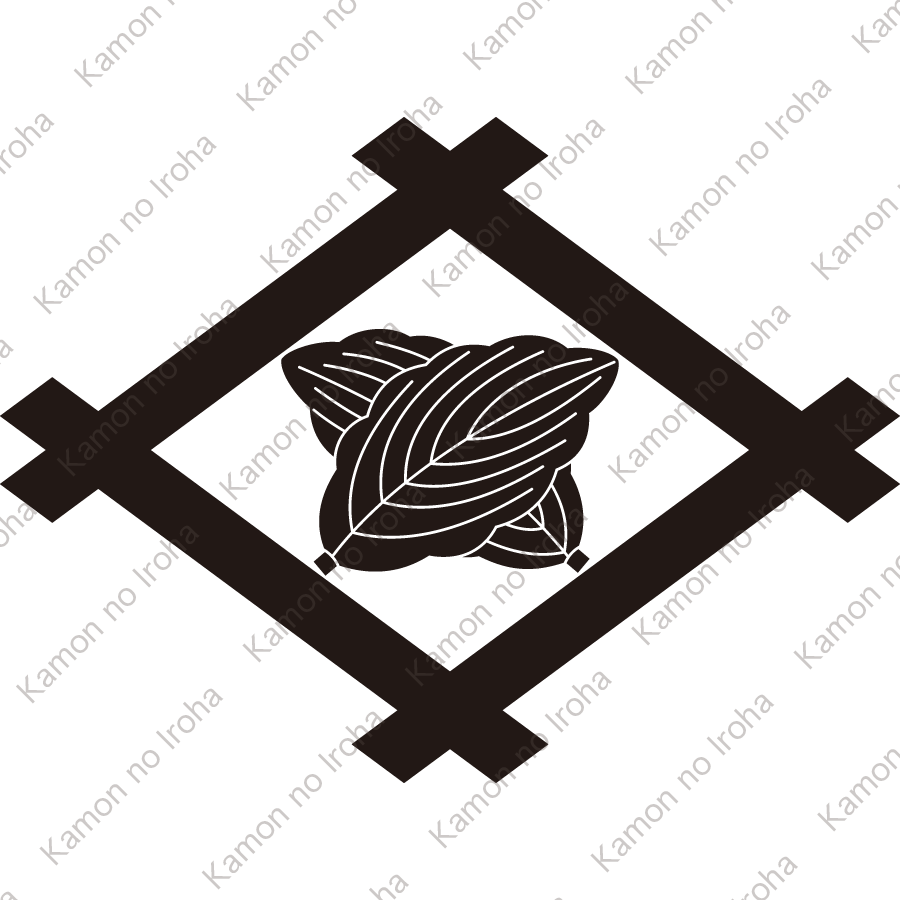 井桁に違い柏紋