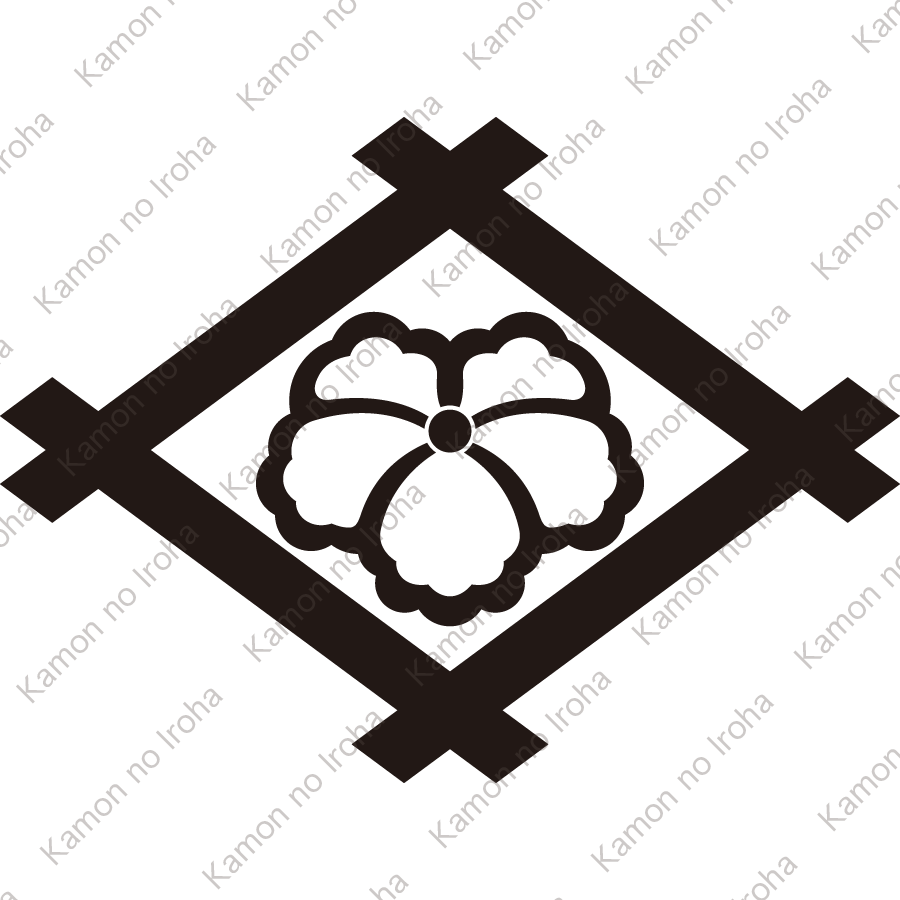 井桁に中陰蔦紋