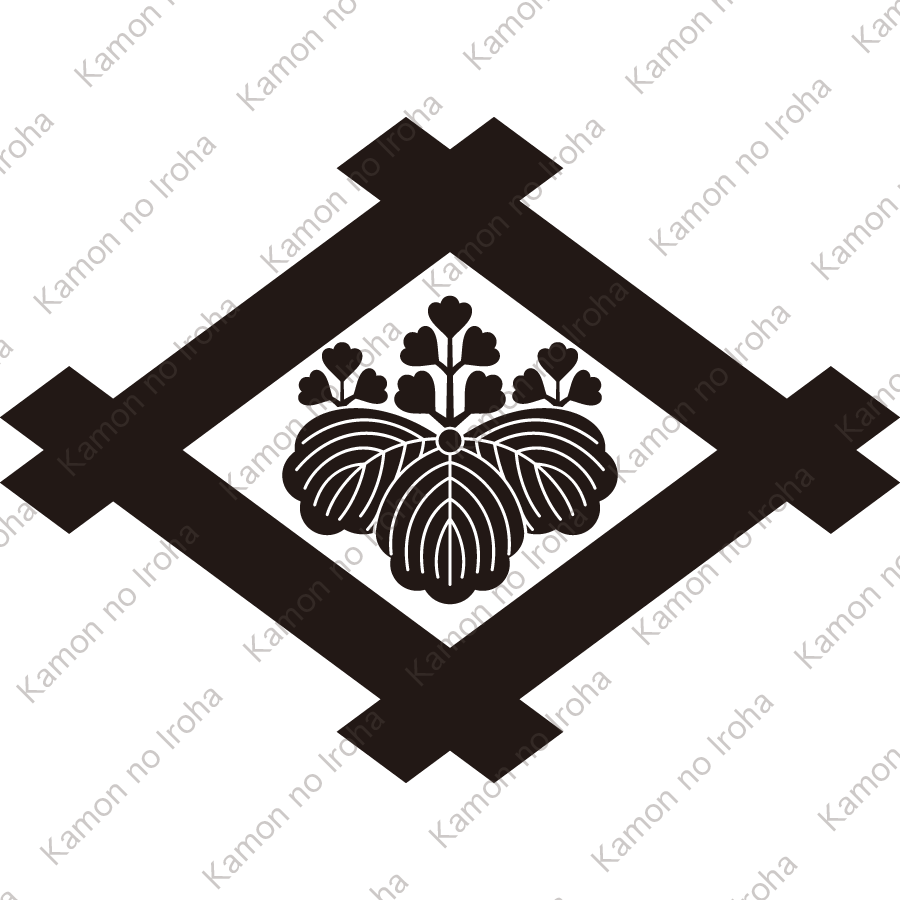 井桁に五三桐紋