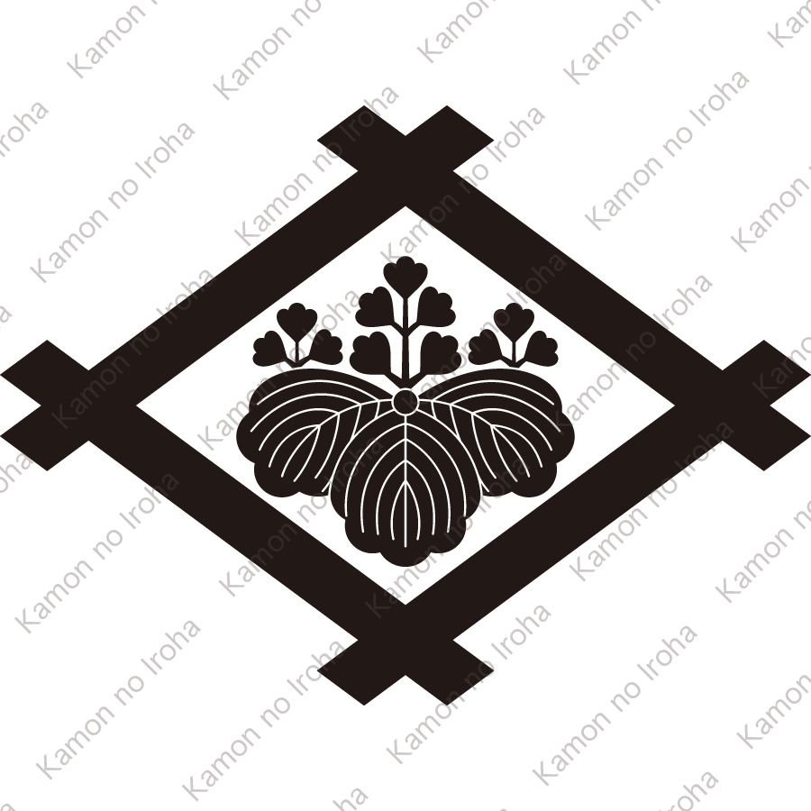 井桁に五三桐紋