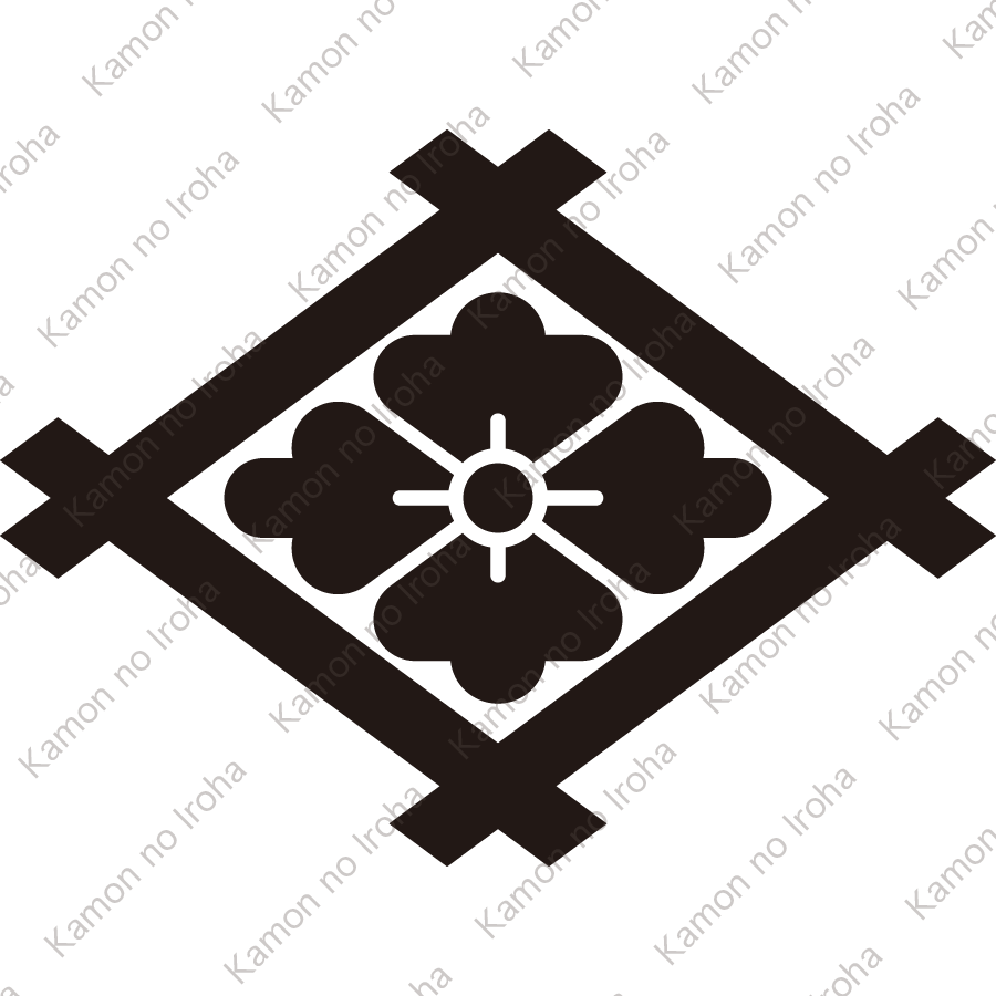 井桁に花菱紋