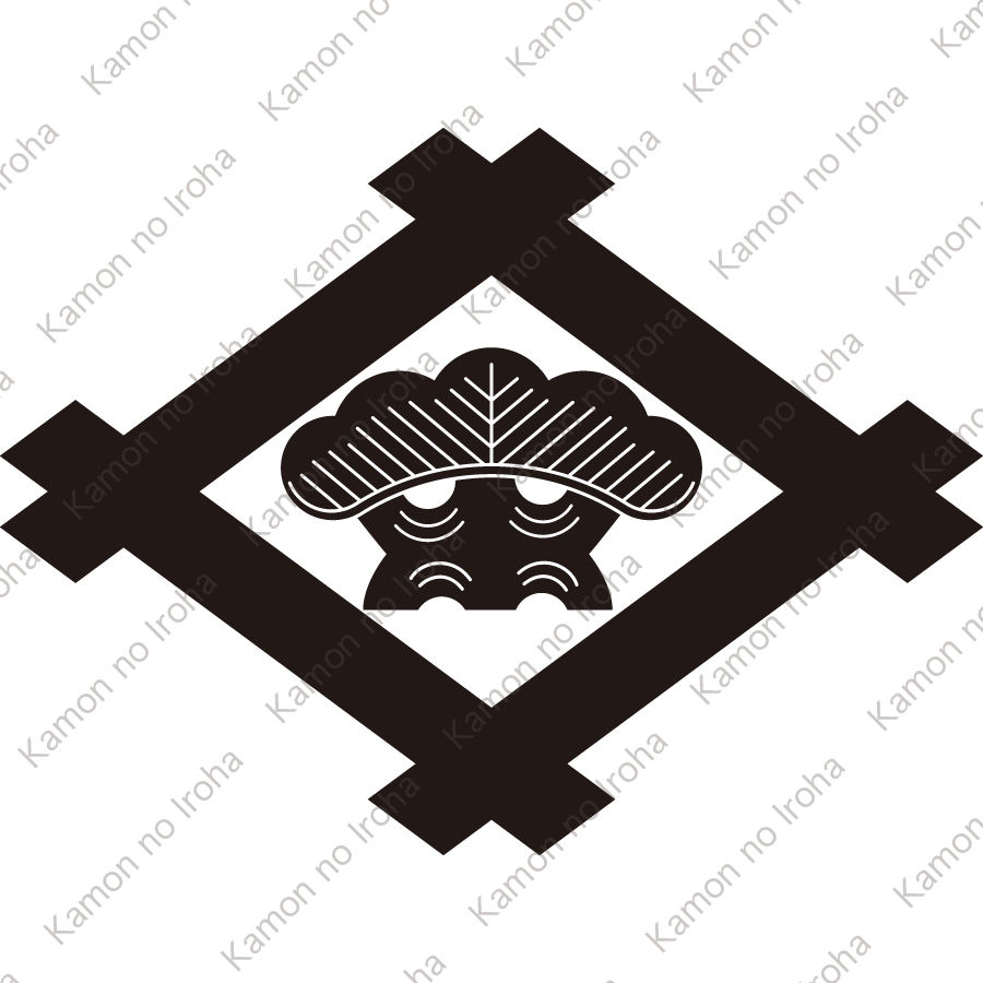 井桁に一つ松紋
