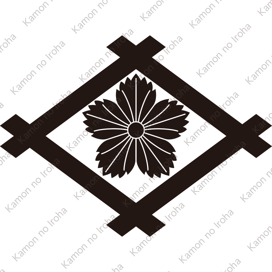 井桁に撫子紋