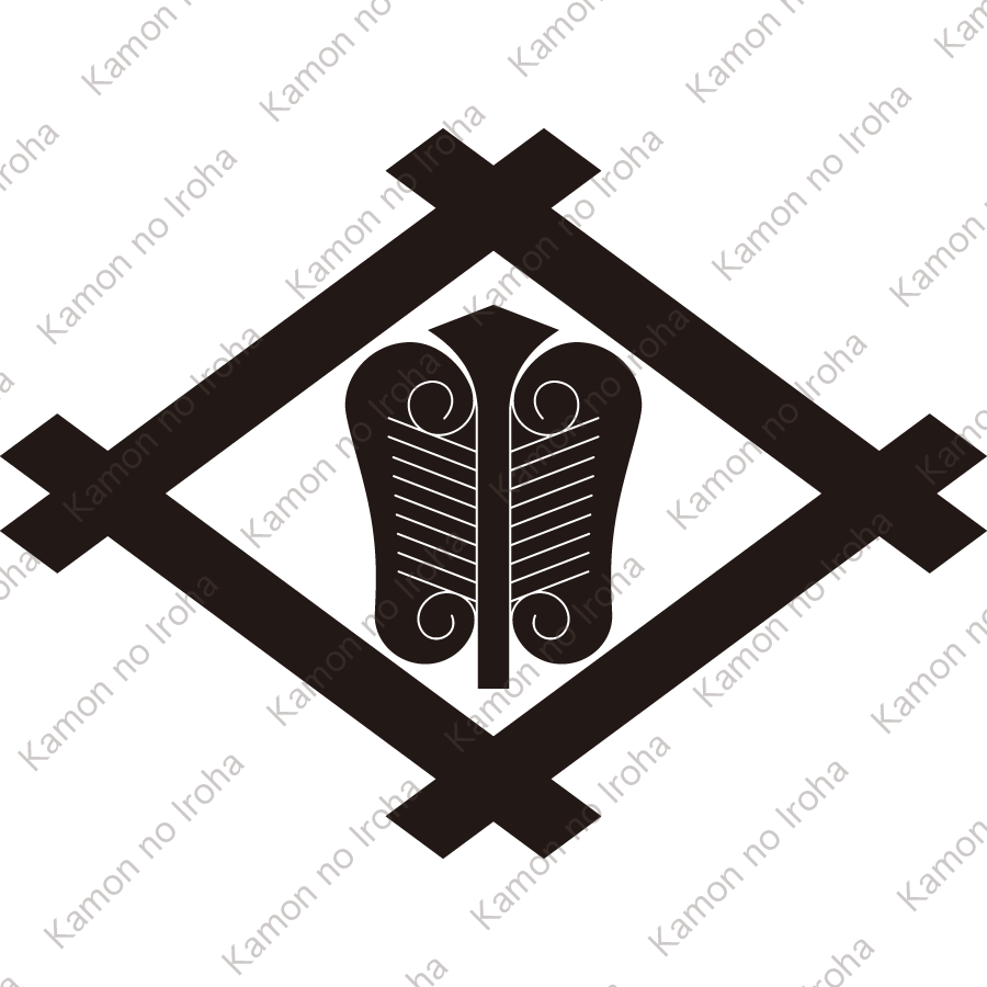 井桁に唐団扇紋