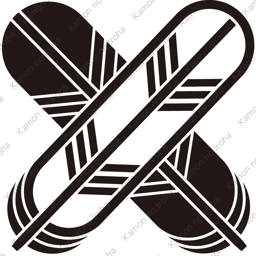 陰陽細違い鷹の羽紋